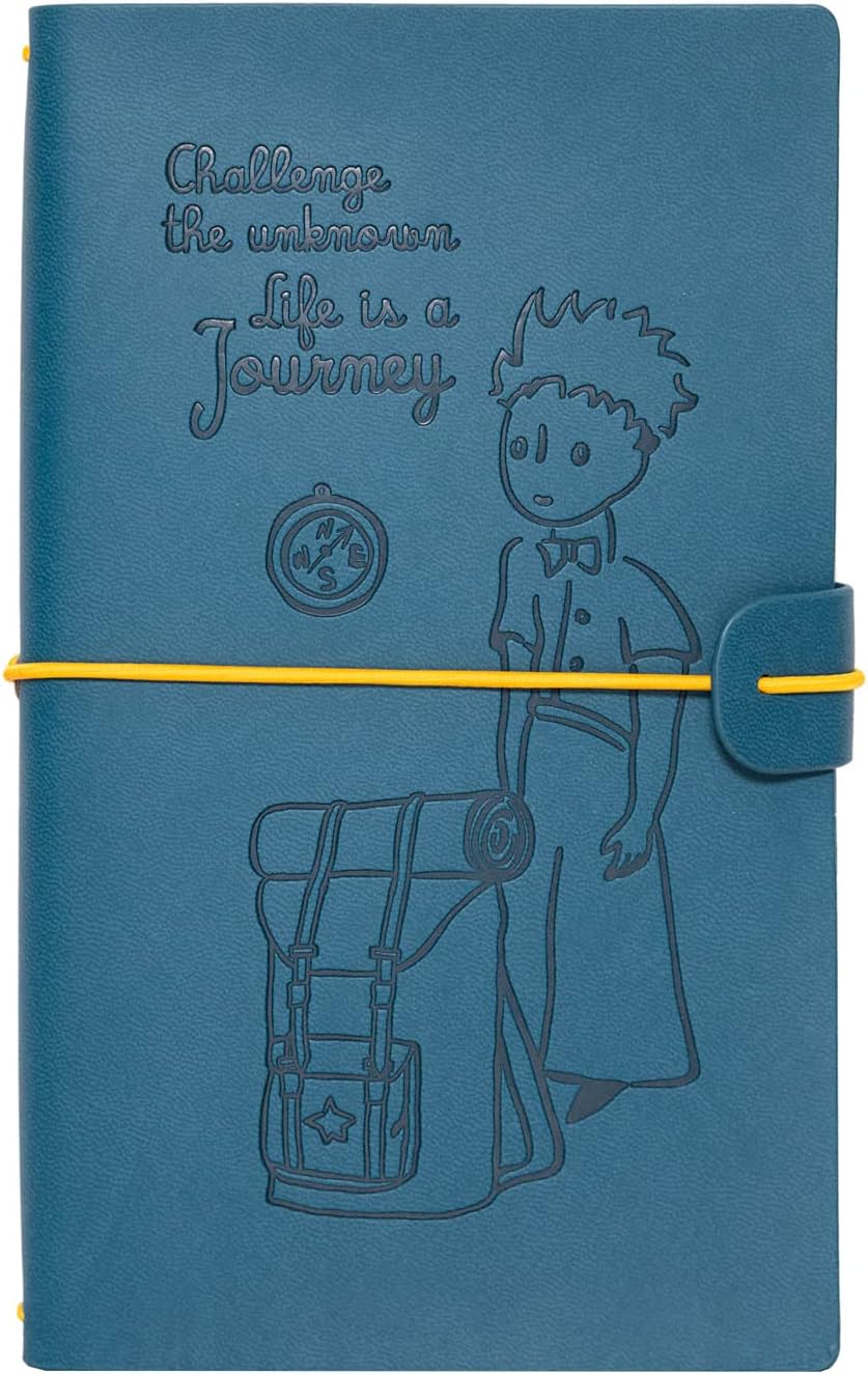 Grupo Erik The Little Prince Travel Journal | PU Leather Journal Notebook | Diary Journal | The Little Prince Notebook | The Little Prince Gifts | The Little Prince Merchandise