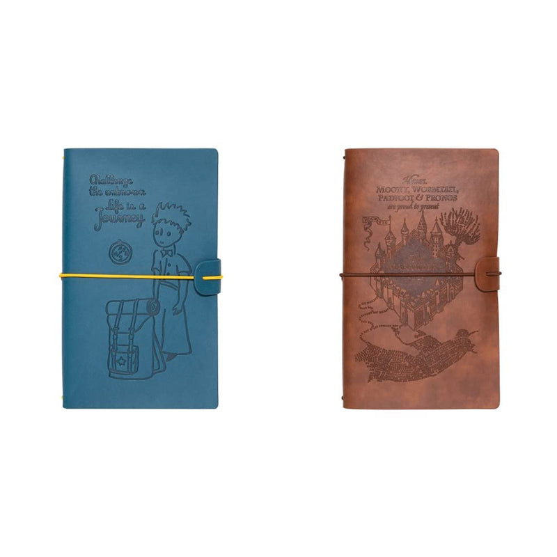 Grupo Erik The Little Prince Travel Journal | PU Leather Journal Notebook | Diary Journal | The Little Prince Notebook | The Little Prince Gifts | The Little Prince Merchandise
