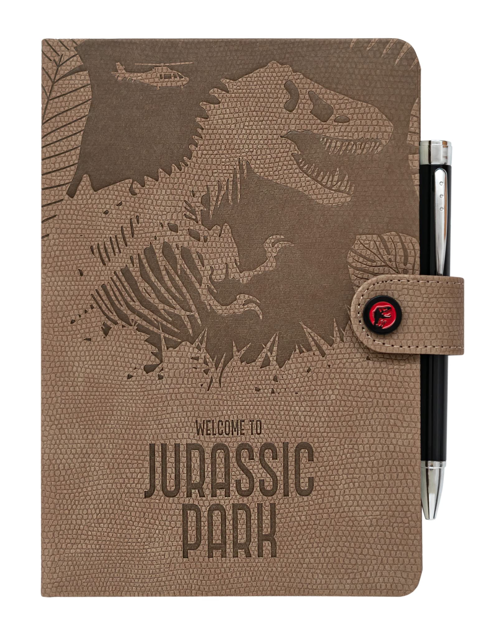 Grupo Erik Jurassic Park A5 Premium Notebook With Pojector Pen | Jurassic Park Gifts | A5 Notebook | Notebooks A5 | Notepads A5 | A5 Notepad | Jurassic Park Merchandise