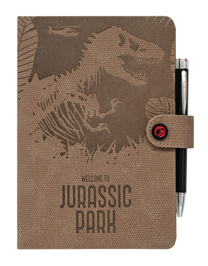Grupo Erik Jurassic Park A5 Premium Notebook With Pojector Pen | Jurassic Park Gifts | A5 Notebook | Notebooks A5 | Notepads A5 | A5 Notepad | Jurassic Park Merchandise