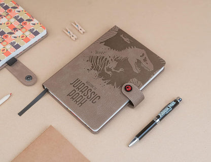 Grupo Erik Jurassic Park A5 Premium Notebook With Pojector Pen | Jurassic Park Gifts | A5 Notebook | Notebooks A5 | Notepads A5 | A5 Notepad | Jurassic Park Merchandise