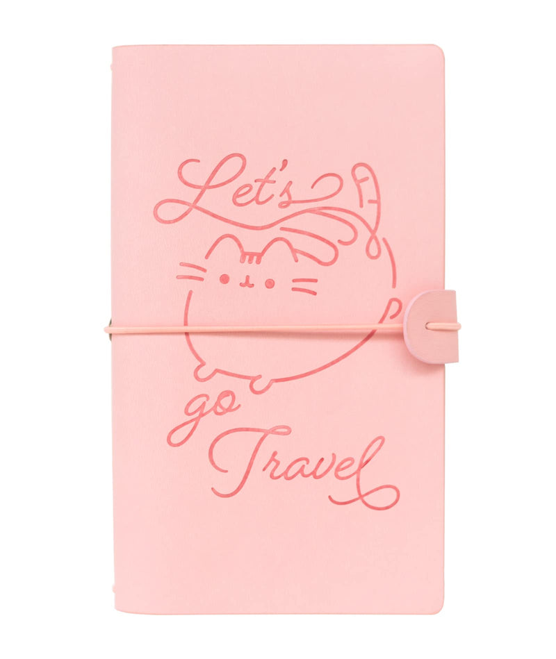 Grupo Erik Pusheen Travel Journal | PU Leather Journal Notebook | Diary Journal | Pusheen Notebook | Pusheen Gifts | Pusheen Merchandise