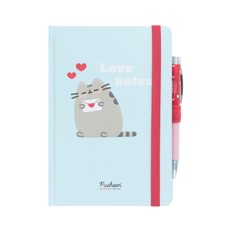 Grupo Erik Pusheen Love Collection Premium A5 Notebook With Projector Pen | Notebooks A5 | Notepads A5 | A5 Notepad | Pusheen Gifts | Pusheen Stationery | Pusheen Cat