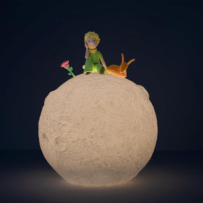 Grupo Erik: Lampada Il Piccolo Principe | Lampada Notturna Led Il Piccolo Principe, con cavo USB o batterie, Luce notturna ricaricabile, Piccolo Principe Gadget
