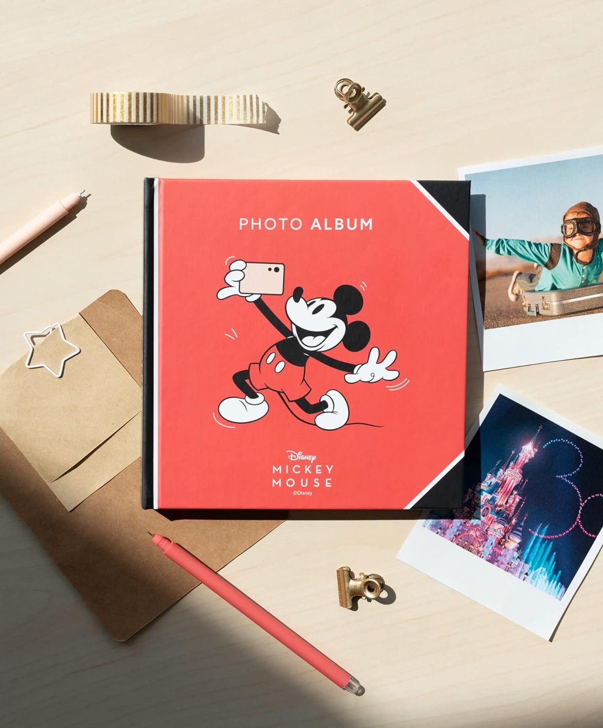 Disney 100 Years - Mickey - Photo Album 16 X 16 Cm