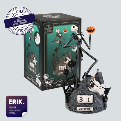 Grupo Erik Disney The Nightmare Before Christmas Perpetual Calendar | Flip Calendar | Disney Calendar | Perpetual Calendars | Desk Calendar | Nightmare Before Christmas Gifts | Cool Calendar
