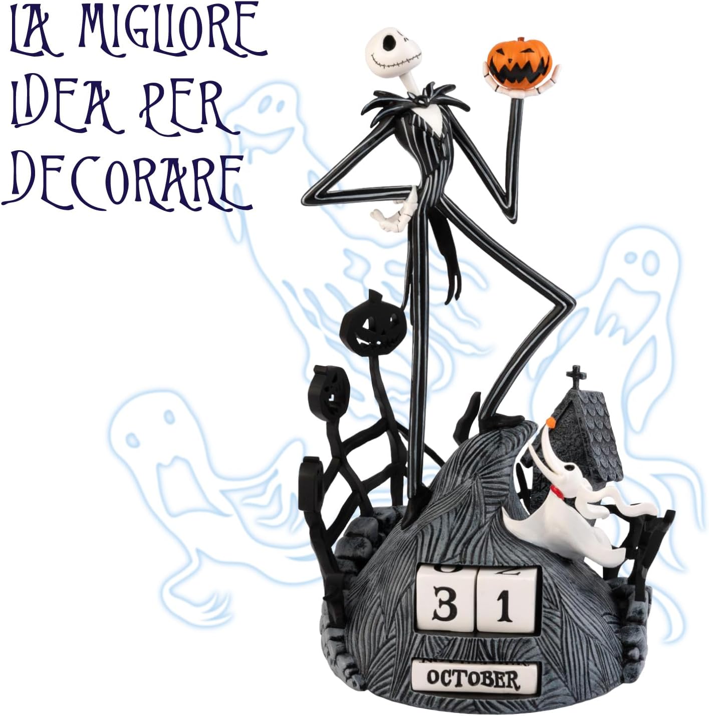 Grupo Erik Disney The Nightmare Before Christmas Perpetual Calendar | Flip Calendar | Disney Calendar | Perpetual Calendars | Desk Calendar | Nightmare Before Christmas Gifts | Cool Calendar