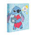 Grupo Erik Fotoalbum zum Selbstgestalten Disney Stitch Tropical - Scrapbook Weiße Seiten - Fotoalbum Klein 16x16 cm - Photoalbum 24 selbstklebend Seiten Blau