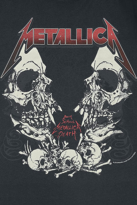 Amplified Metallica Birth School Crew Neck T-Shirt
