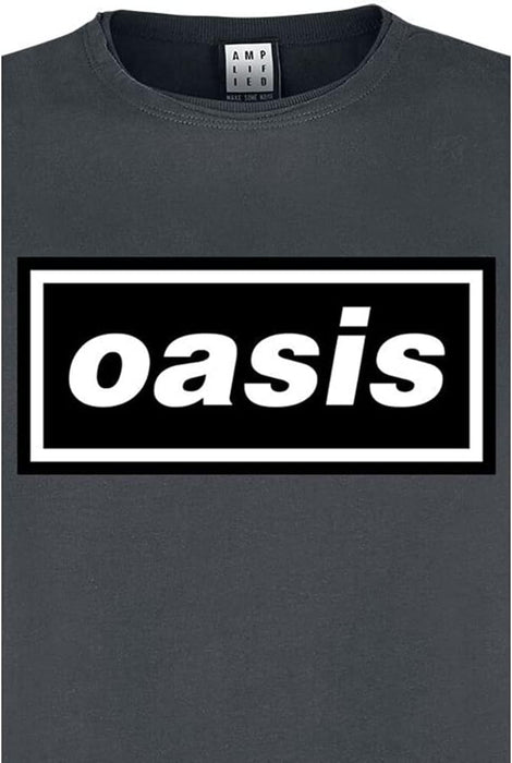 Amplified Oasis Logo Strange Blue T-Shirt