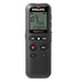 Philips VoiceTracer DVT1160 Audio Recorder - Voice Activation Function, Mono WAV/ADPCM, 8GB, One Touch Operation, USB PC Connection, Black