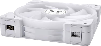 140mm Thermaltake SWAFAN EX14 ARGB PC Cooling Fan White TT Premium Edition 3 Fan Pack
