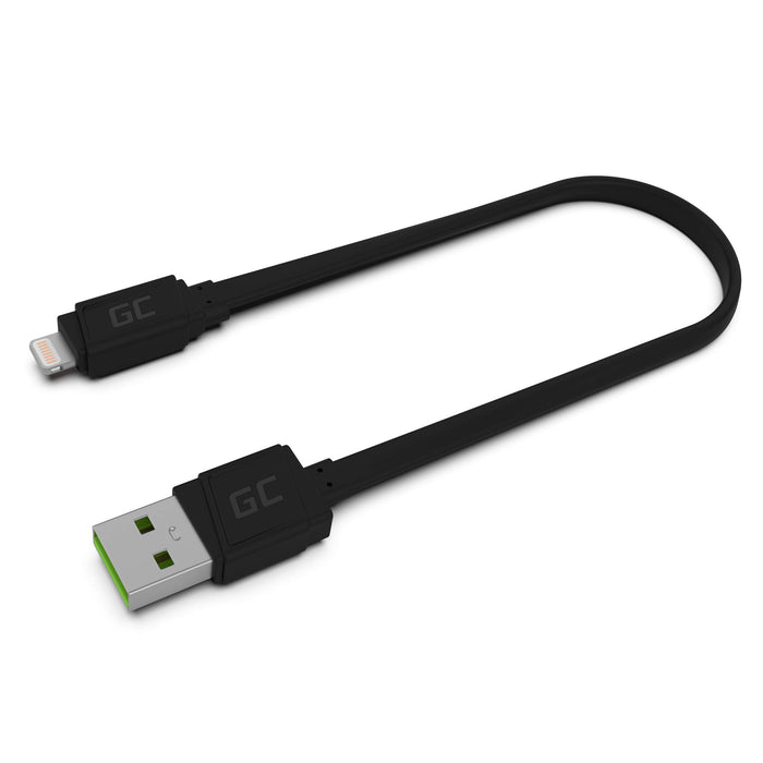 Kabel USB-A - Lightning 25cm Kurzes Ladekabel Schnellladekabel für Apple iPhone 14 13 12 11 SE Pro Max | iPhone X XR XS Max | iPhone 8 7 Plus | iPhone 6 6S 5 5C 5S Plus | iPad Air/Pro/Mini | iPod