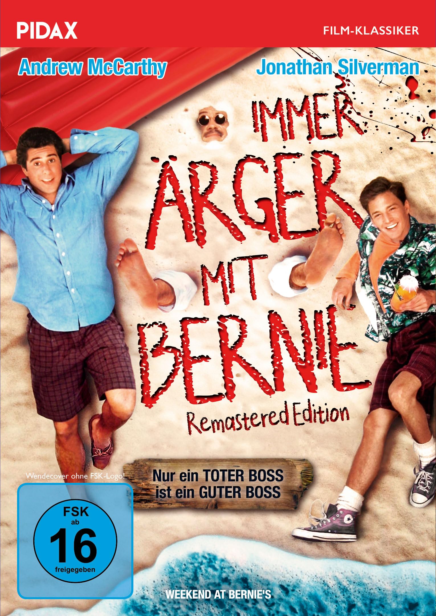 Immer Ärger mit Bernie (Weekend at Bernie's) / Rabenschwarze Kult-Komödie von „Rambo“-Regisseur Ted Kotchef (Pidax Film-Klassiker