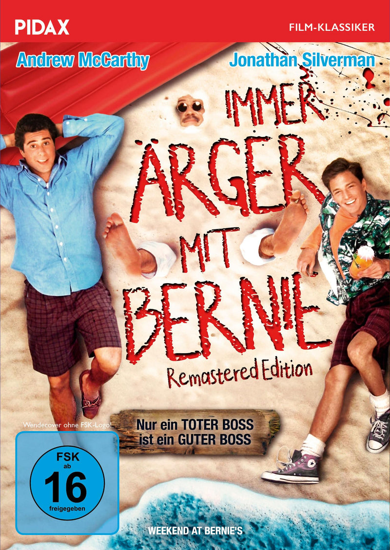 Immer Ärger mit Bernie (Weekend at Bernie's) / Rabenschwarze Kult-Komödie von „Rambo“-Regisseur Ted Kotchef (Pidax Film-Klassiker