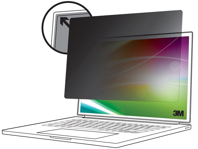 3M Bright BP140W1E - Filtro de privacidad para Pantalla Completa de 14" (16:10