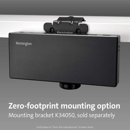 Kensington SD4781P Dual USB-C & USB-A 4K Dockingstation, bis zu 100W Leistung, 6X USB Ports & 2X HDMI 2.0, hergestellt aus 73% recyceltem Material, kompatibel mit Windows, macOS & ChromeOS (K33603EU