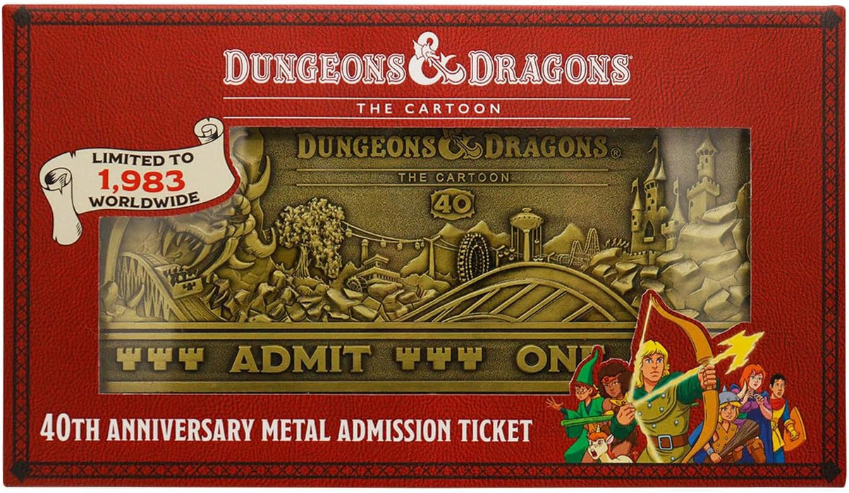 Dungeons & Dragons: The Cartoon 40th Anniversary Rollercoaster Ticket
