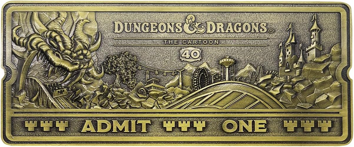 Dungeons & Dragons: The Cartoon 40th Anniversary Rollercoaster Ticket