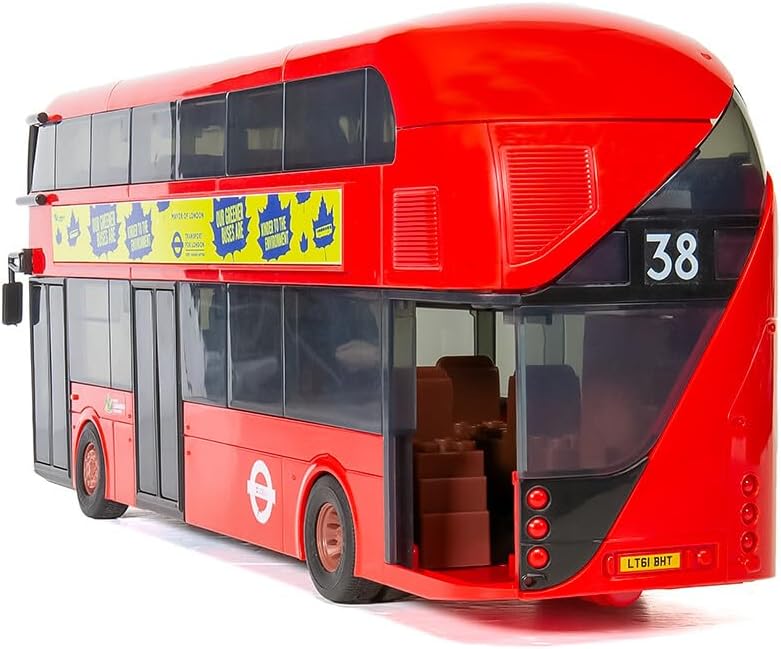 Airfix J6050 QUICKBUILD New Routemaster Bus snap Together Bricks Build and Create, Multicolour