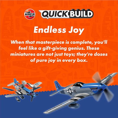 Airfix J6050 QUICKBUILD New Routemaster Bus snap Together Bricks Build and Create, Multicolour