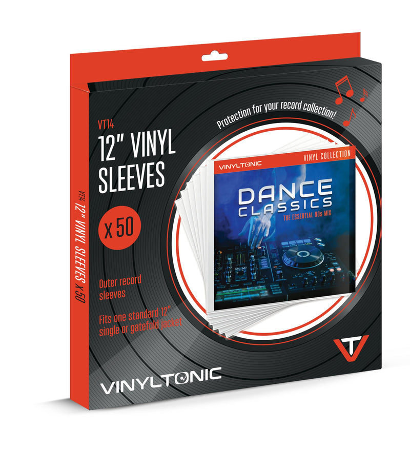 `Vinyl Tonic: Pvc 12`` Sleeve (50 Pack) (Buste Vinile)`