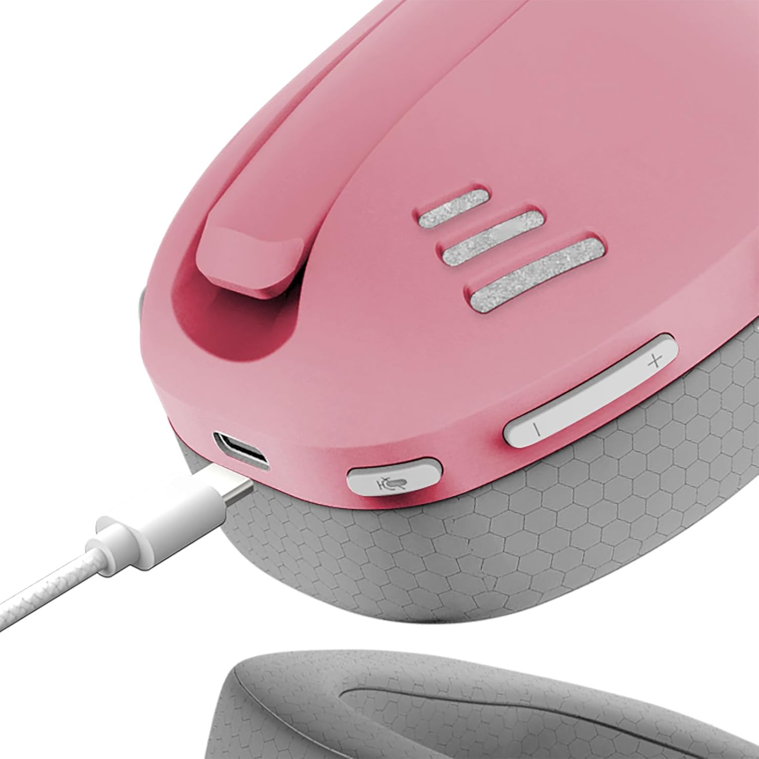 Redragon H848 Bluetooth Wireless Gaming Headset - Lightweight - 7.1 Surround Sound - 40MM Drivers - Detachable Microphone - Multi Platforms for PC, PS5/4/3, Switch, Mobile, Pink