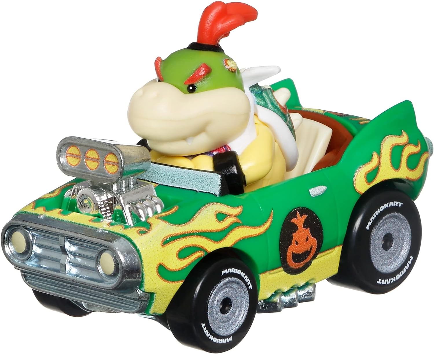 Die Cast Model KART of BOWSER JR. FLAME FLYER version from SUPER MARIO KART Scale 1:64 - 5 cm