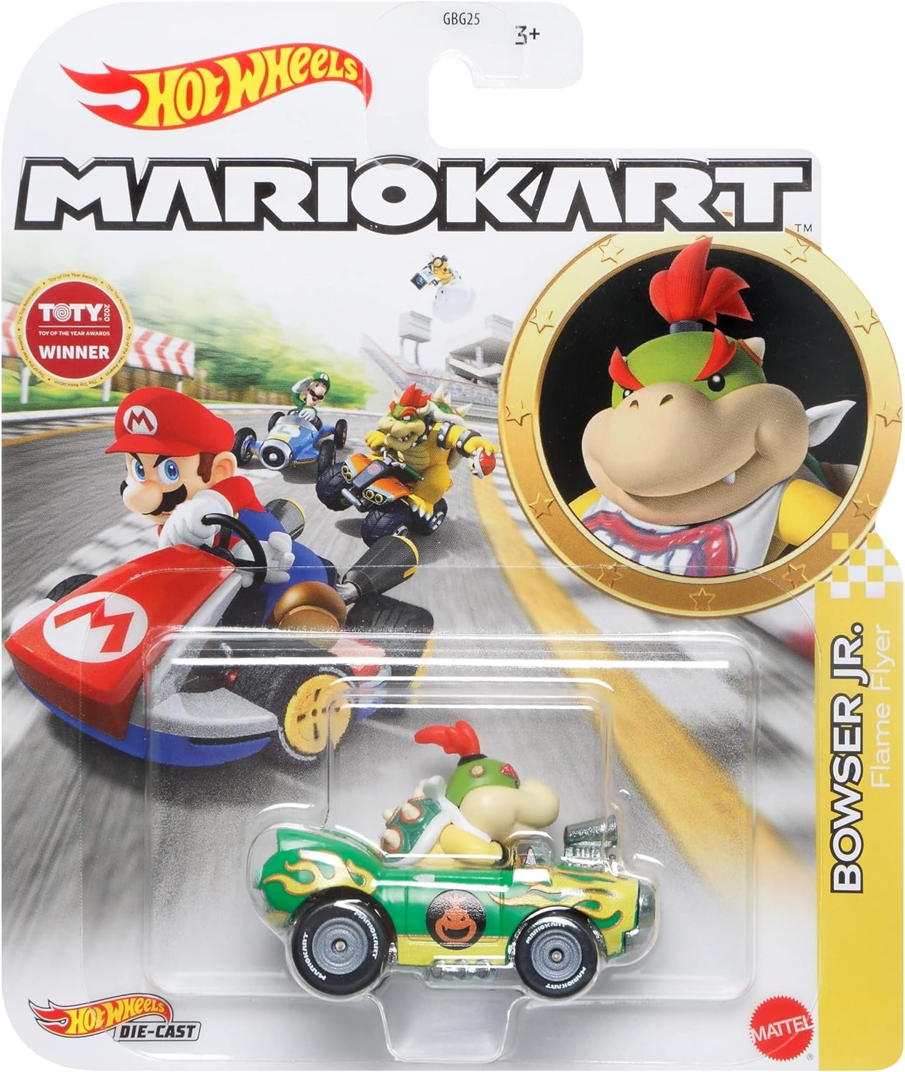 Die Cast Model KART of BOWSER JR. FLAME FLYER version from SUPER MARIO KART Scale 1:64 - 5 cm
