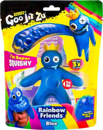 Heroes of Goo Jit Zu Rainbow Friends, Blue. The multiplayer, kid-friendly horror story experience. Super Stretchy Goo Filled Toy Figure.
