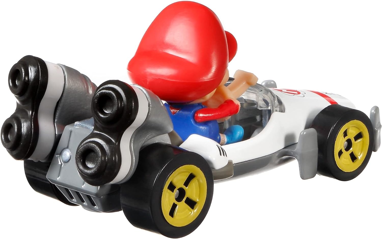 Die Cast Hotwheels Mario Kart Baby Mario B-Dasher (2020 Toty Winner