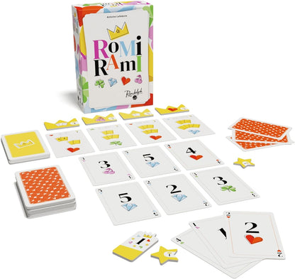 Romi Rami | Rummy Inspired Card Game | Ages 8+ | 2 to 4 Players | 30 Minutes