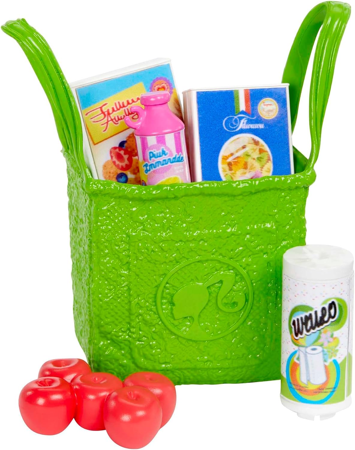 Barbie Vorratskammer Spielset Puppe mit über 25 Teilen und Küchenaccessoires - Perfekt für Junge Gourmets und Geschenk für Kinder ab 3 Jahren, HJV38