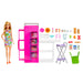 Barbie Vorratskammer Spielset Puppe mit über 25 Teilen und Küchenaccessoires - Perfekt für Junge Gourmets und Geschenk für Kinder ab 3 Jahren, HJV38