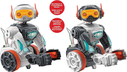 Clementoni - 56183 - Wetenschap & Spel - Evolutie Robot - Speelgoedrobot (Franse, Nederlandse Taal), Programmeerbaar, Robot Interactive, STEM, Robotica, Educatieve Spellen 8 Jaar, Gemaakt in Italy