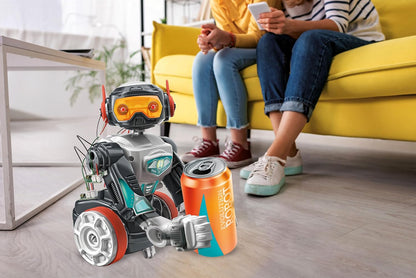 Clementoni - 56183 - Wetenschap & Spel - Evolutie Robot - Speelgoedrobot (Franse, Nederlandse Taal), Programmeerbaar, Robot Interactive, STEM, Robotica, Educatieve Spellen 8 Jaar, Gemaakt in Italy
