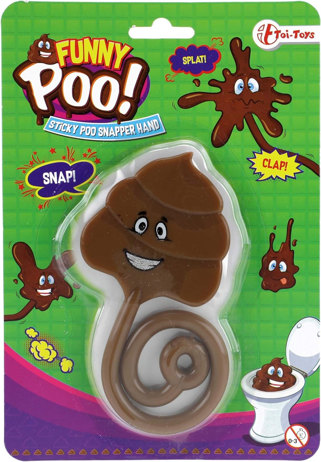 Toi-Toys Funny Poo Laughing Sticky
