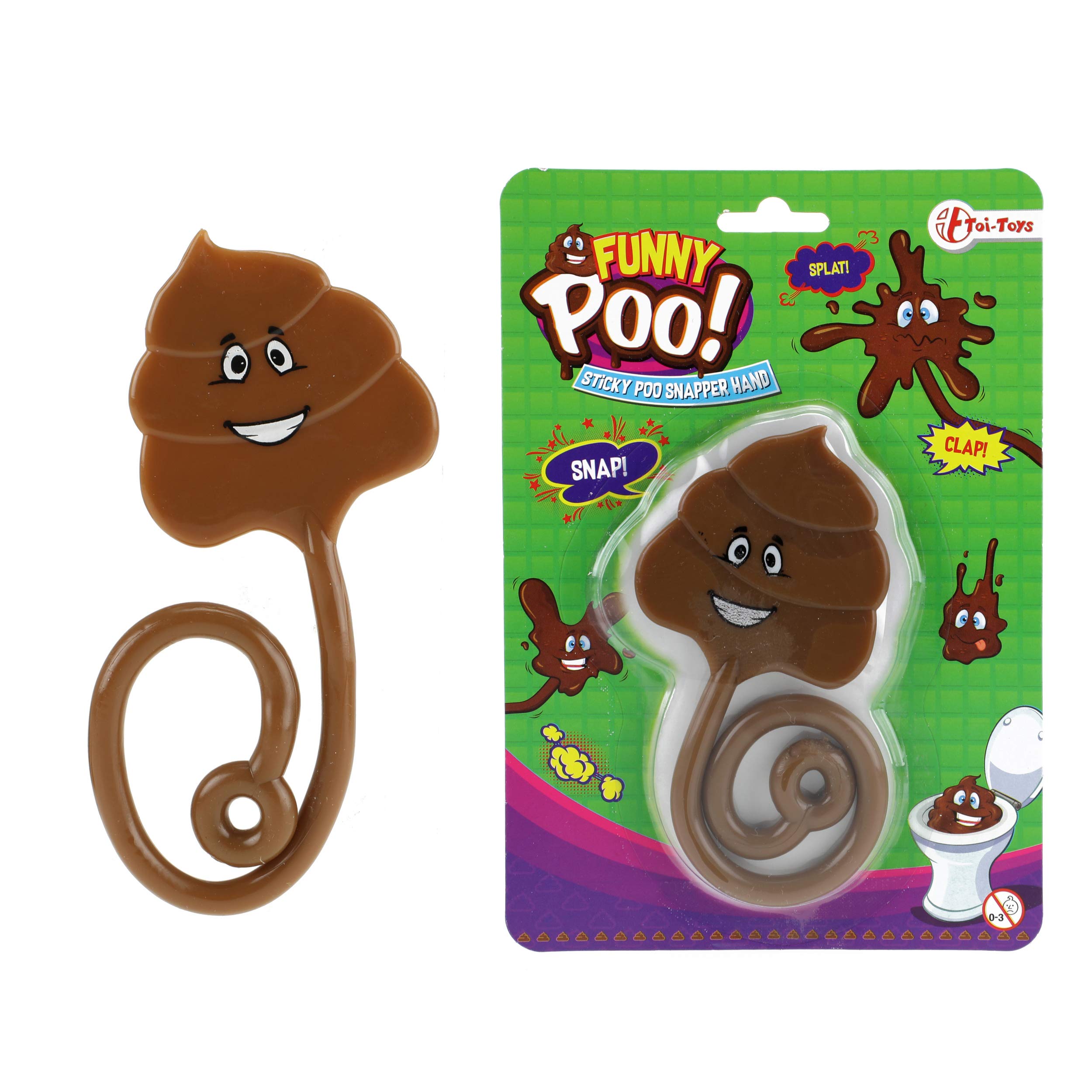 Toi-Toys Funny Poo Laughing Sticky