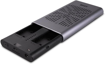 Lindy USB 3.2 Gen 2x2 Dual M.2 NVMe SSD Enclosure with Clone Feature