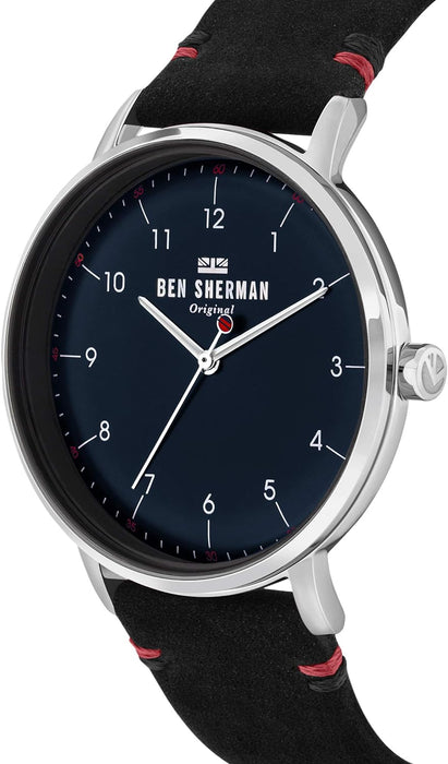 Ben Sherman Mens Analogue Quartz Watch with Leather Strap WB043B