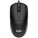 Nilox MOUSB1011 Mouse USB con Sensore Ottico Alta Precisione 1200 DPI e 3 Pulsanti, Cavo 1,6 metri, Compatibile con Windows/Linux/Mac