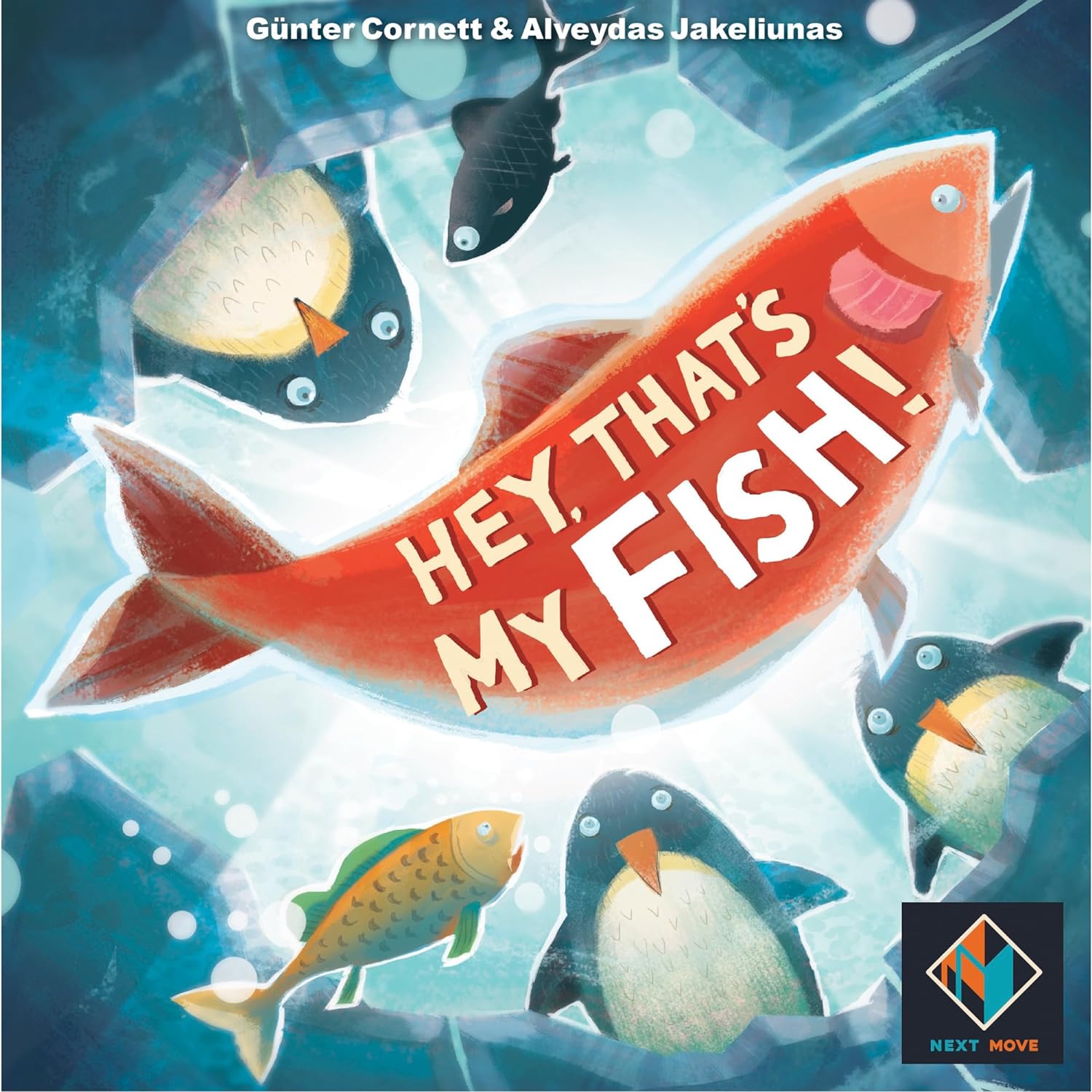 Next Move Games | Hey That's My Fish | Board Game | Ages 8+ | 2-4 Players | 20 Minutes Playing Time
