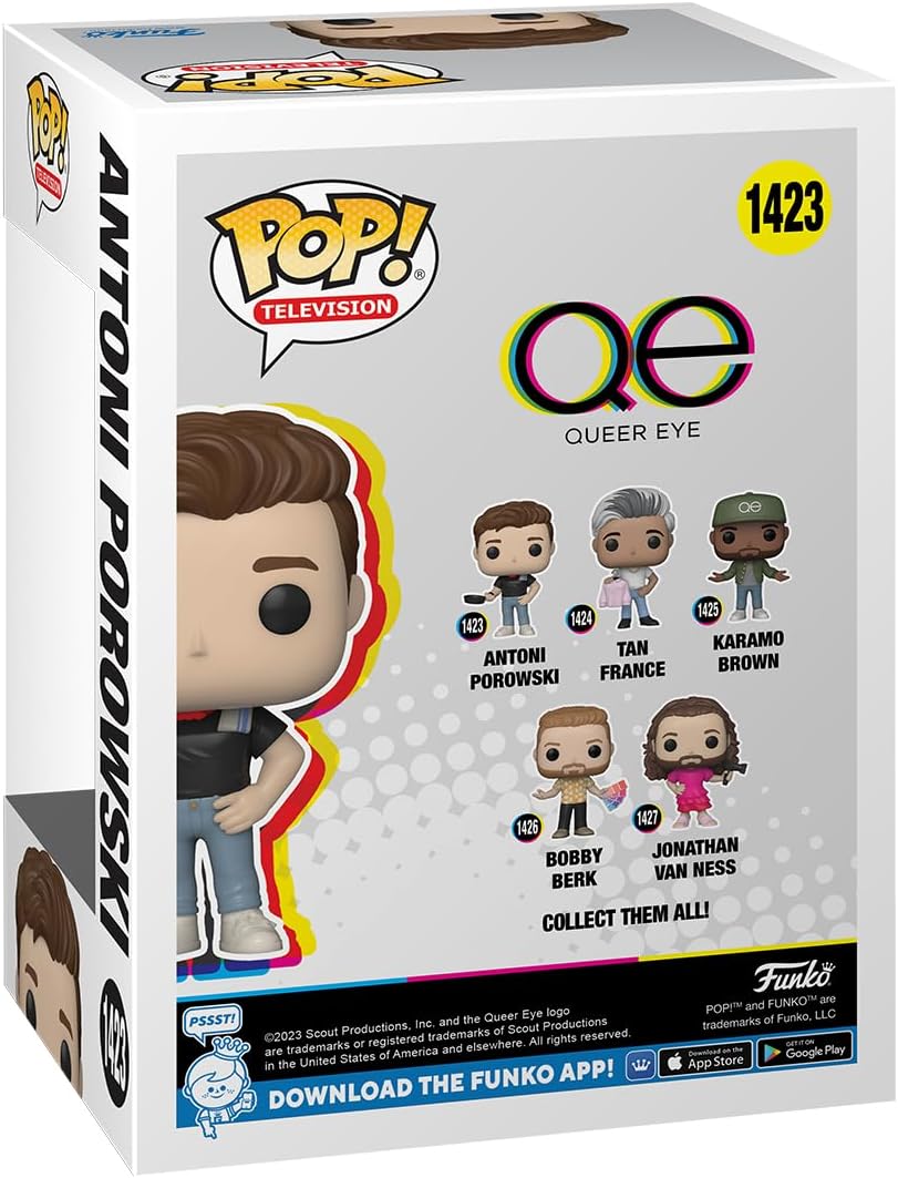 Funko POP! TV: Queer Eye - Antoni Porowski - Collectable Vinyl Figure - Gift Idea - Official Merchandise - Toys for Kids & Adults - TV Fans - Model Figure for Collectors and Display