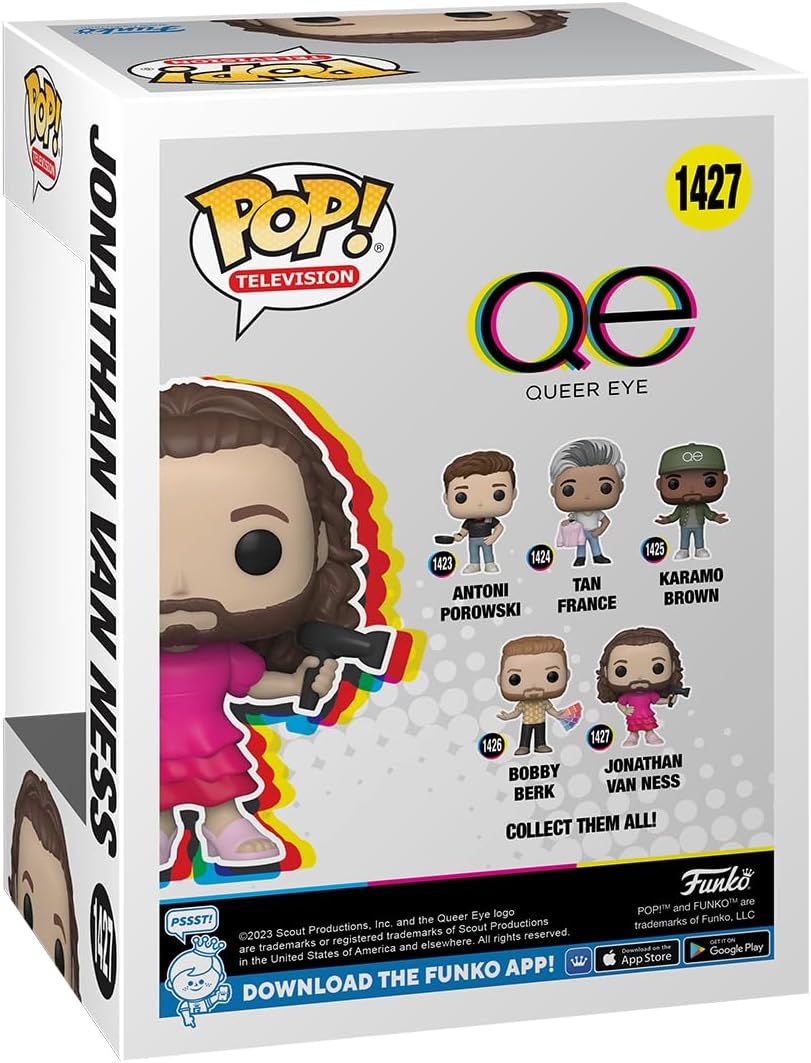 Funko POP! TV: Queer Eye - Jonathan Van Ness - Collectable Vinyl Figure - Gift Idea - Official Merchandise - Toys for Kids & Adults - TV Fans - Model Figure for Collectors and Display