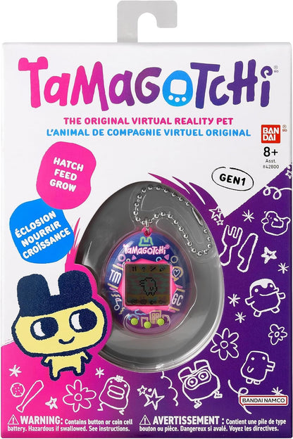 TAMAGOTCHI Bandai Original Neon Lights Digital Pet | Nurture And Raise The Original Electronic Pet Japanese Kids Toys For Girls And Boys Make Great 90s Retro Gifts
