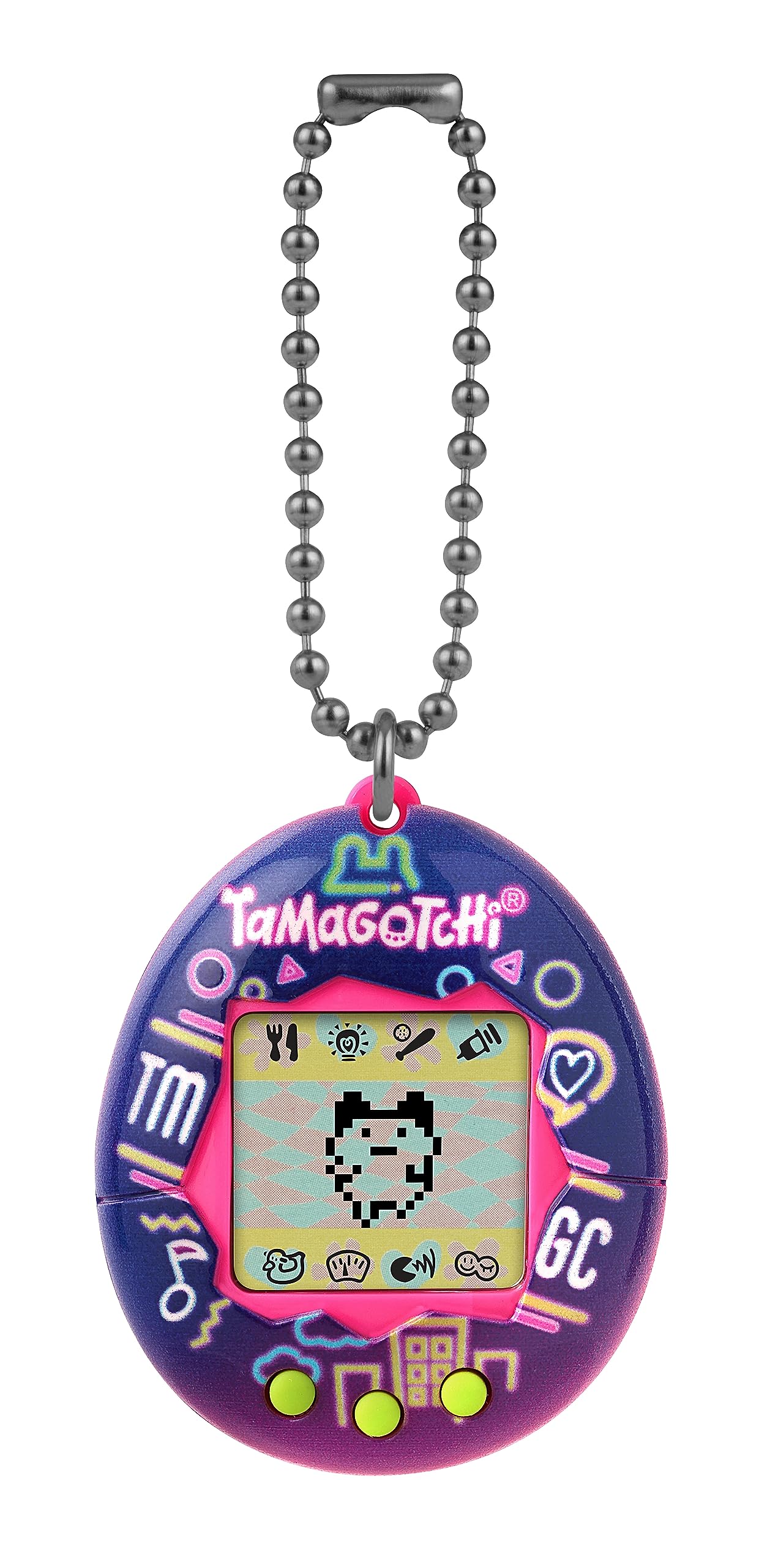 TAMAGOTCHI Bandai Original Neon Lights Digital Pet | Nurture And Raise The Original Electronic Pet Japanese Kids Toys For Girls And Boys Make Great 90s Retro Gifts