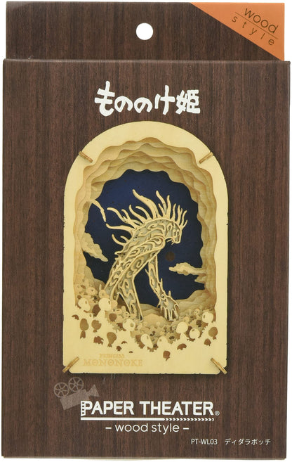 Electronic Arts GHIBLI - Princesse Mononoke Daidarabochi - Théâtre de papier 8x10x4cm