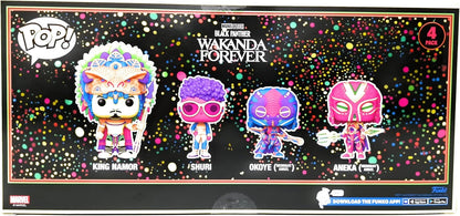 Marvel pack 4 figurines POP! Movies Vinyl Black Panther Wakanda Forever S2 9 cm