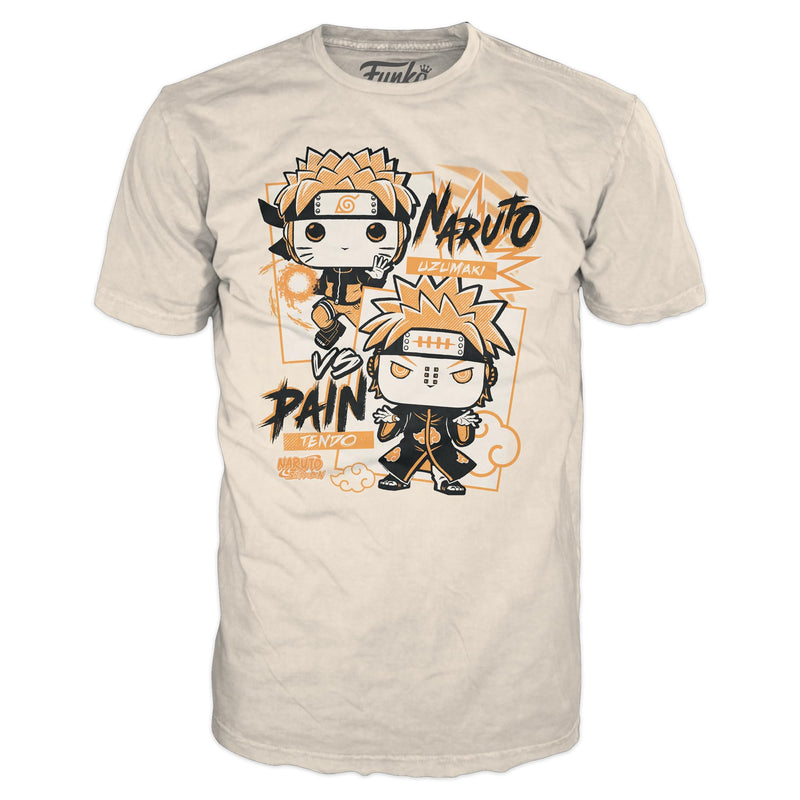Funko Boxed Tee: Naruto - Naruto V Pain - Extra Large - (XL) - T-Shirt - Clothes - Gift Idea - Short Sleeve Top for Adults Unisex Men and Women - Official Merchandise Fans