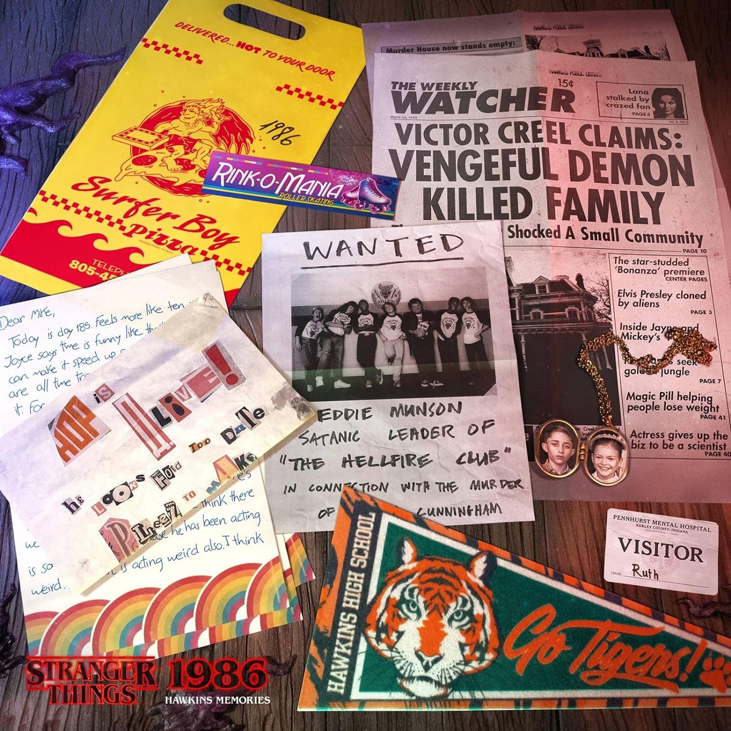Stranger Things Hawkins Memories Kit Vecna´s Course Limited Edition